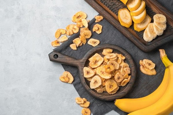 فروش موز خشک شده پفکی + قیمت خرید به صرفه